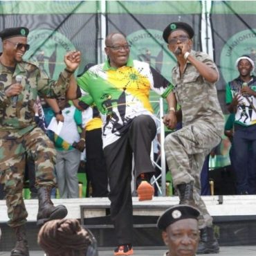 Image credit: Doctor Ngcobo from Independent Newspapers. The picture was taken in January during the MK Party’s rally in KwaXimba, in KwaZulu-Natal.
